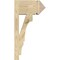 Ekena Millwork Balboa Arts & Crafts Rough Sawn Outlooker, Douglas Fir, 8"W x 14"D x 26"H OUT08X14X26BOA03RDF - alternate 3